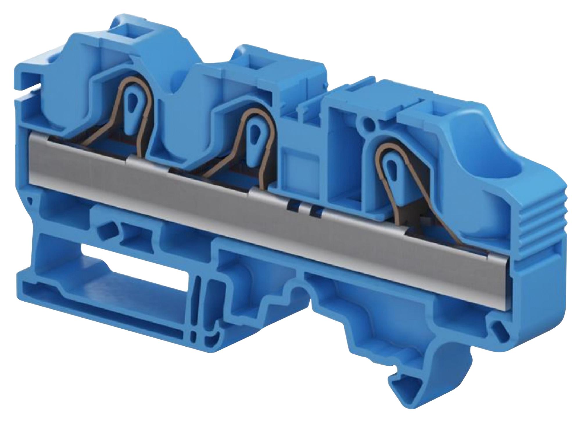 1SNK712020R0000 TERMINAL BLOCK, DIN RAIL, 2POS, 16MM2 ENTRELEC - TE CONNECTIVITY