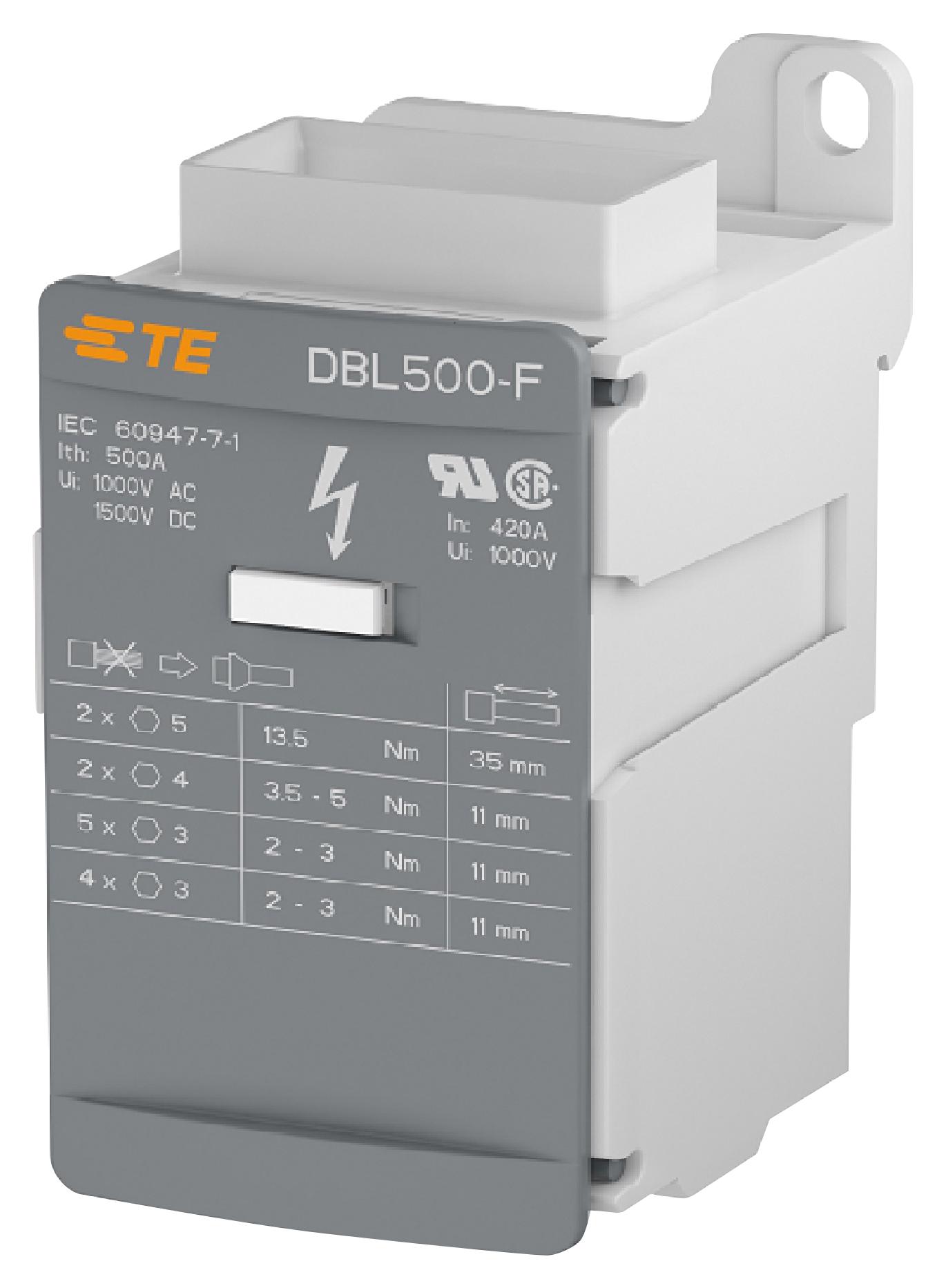 1SNL350060R0000 POWER DISTRIBUTION TB, 1POLE, FLAT ENTRY ENTRELEC - TE CONNECTIVITY