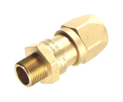 HAMM0304G1 CONDUIT CONNECTOR, STRAIGHT, BRASS, 16MM ABB - KOPEX