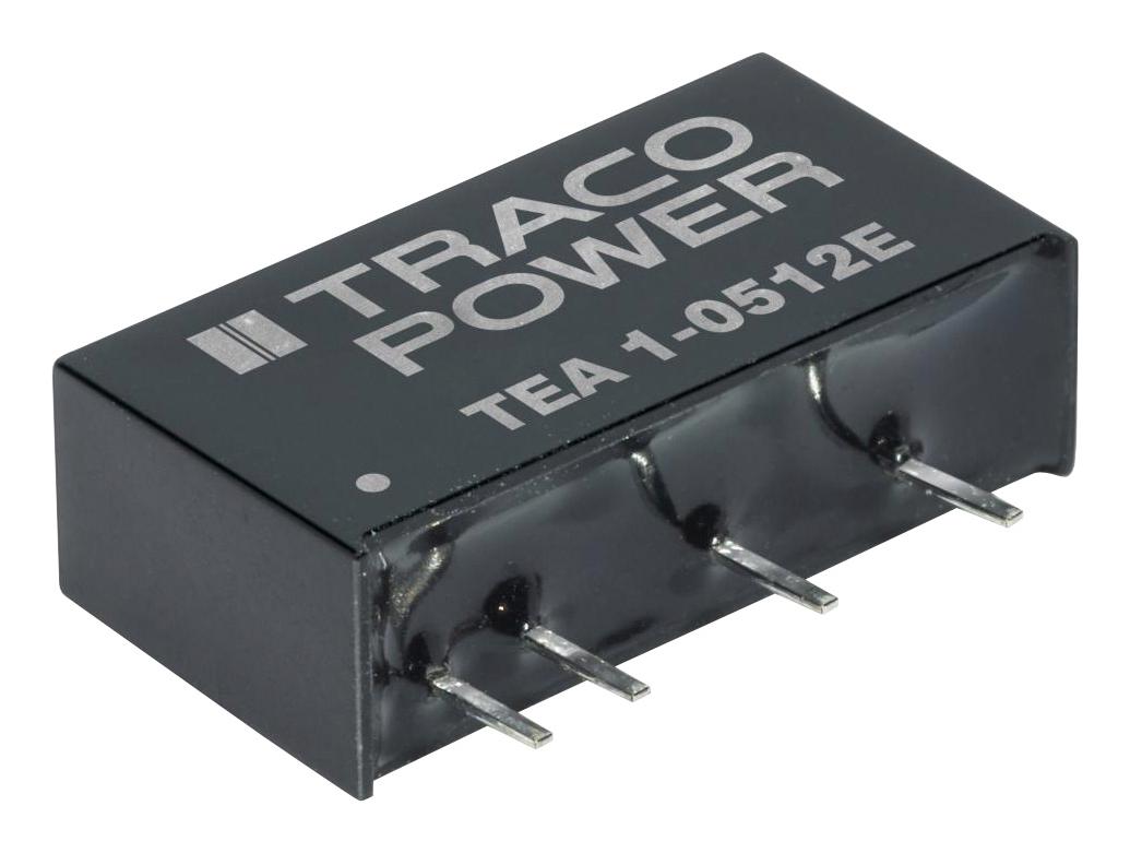 TEA 1-0505E DC-DC CONVERTER, 5V, 0.2A TRACO POWER