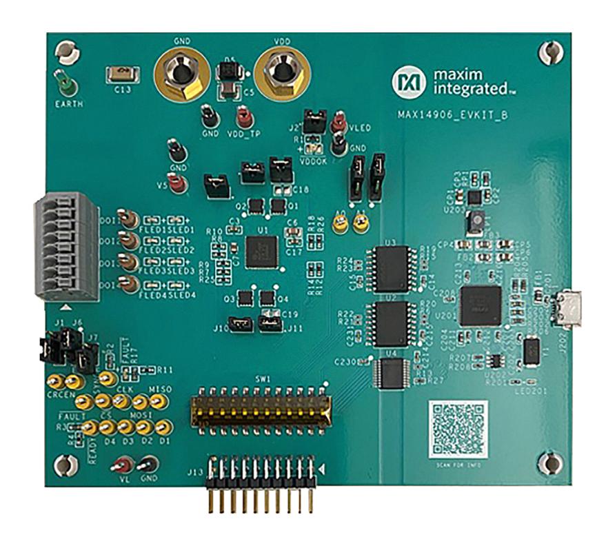 MAX14906EVKIT# EVAL KIT, DIGITAL OUTPUT/INPUT MAXIM INTEGRATED / ANALOG DEVICES