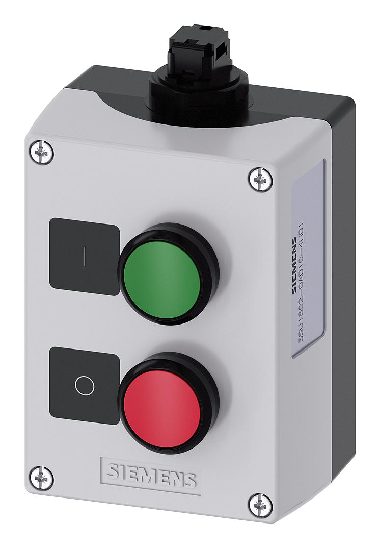 3SU1802-0AB10-4HB1 SW CONTROL STATION, SPST-NO/NC, 2 POS SIEMENS