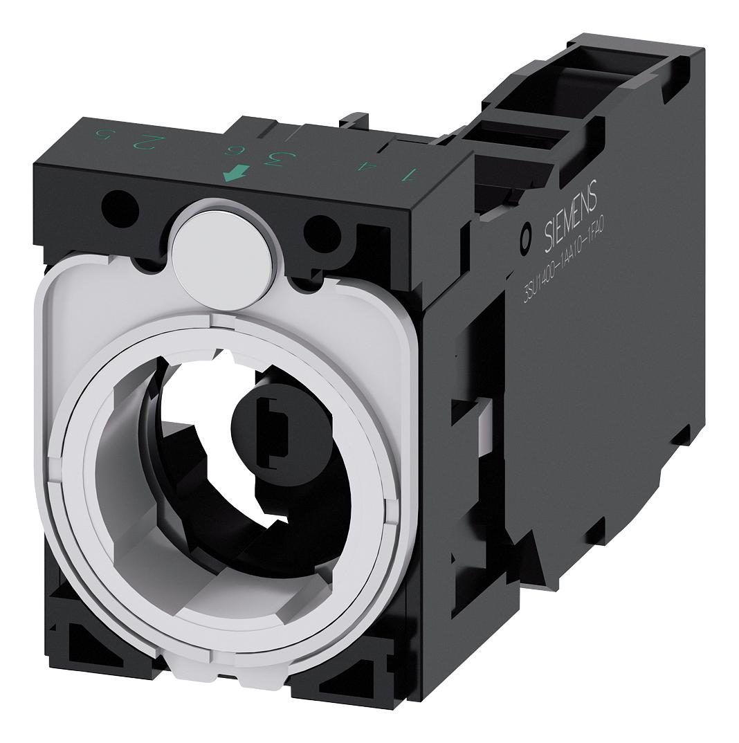 3SU1501-1AG30-1FA0 HOLDER, 3-WAY, PB SWITCH/INDICATOR LIGHT SIEMENS