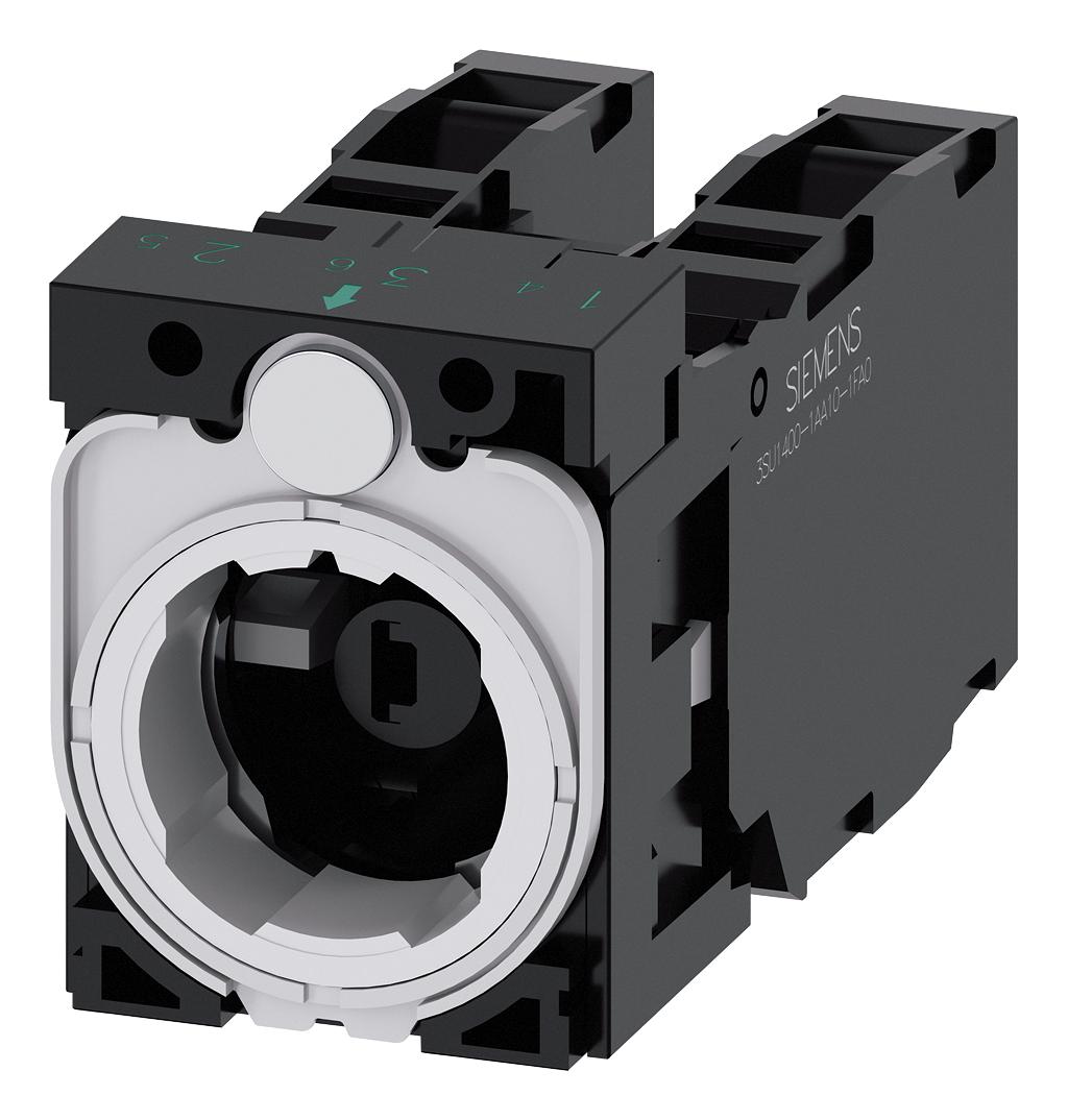 3SU1501-1AG40-1LA0 HOLDER, 3-WAY, PB SWITCH/INDICATOR LIGHT SIEMENS