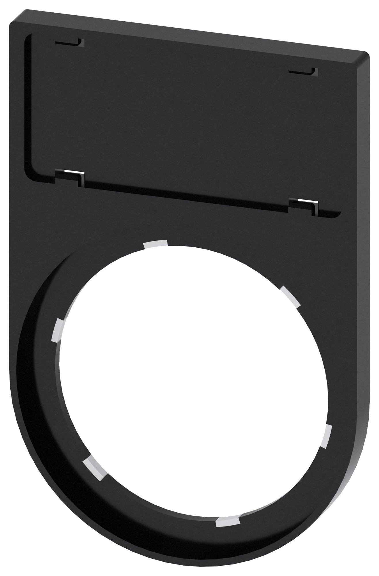 3SU1900-0AR10-0AA0 LABEL HOLDER, PB SW/INDICATOR LIGHT, BLK SIEMENS