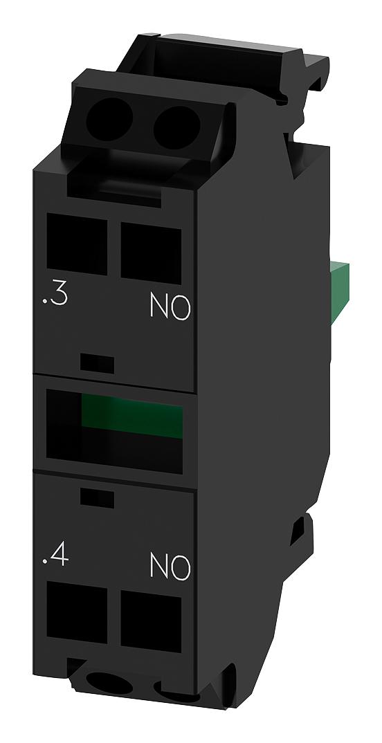 3SU1400-1AA10-3LA0 SW CONTACT BLOCK, 1P, 10A, 110VAC/SPRING SIEMENS