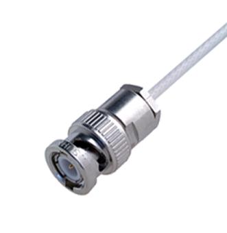 11_BNC-50-3-5/133_NE RF COAX CONN, BNC PLUG, 50 OHM, CABLE HUBER+SUHNER