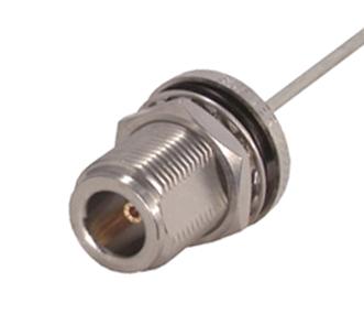 24_N-50-2-14/133_NE RF COAX CONN, N JACK, 50 OHM, CABLE HUBER+SUHNER