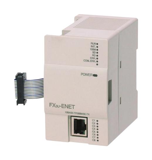 FX3U-ENET ETHERNET COMM MODULE, TCP/IP, UDP, RJ45 MITSUBISHI