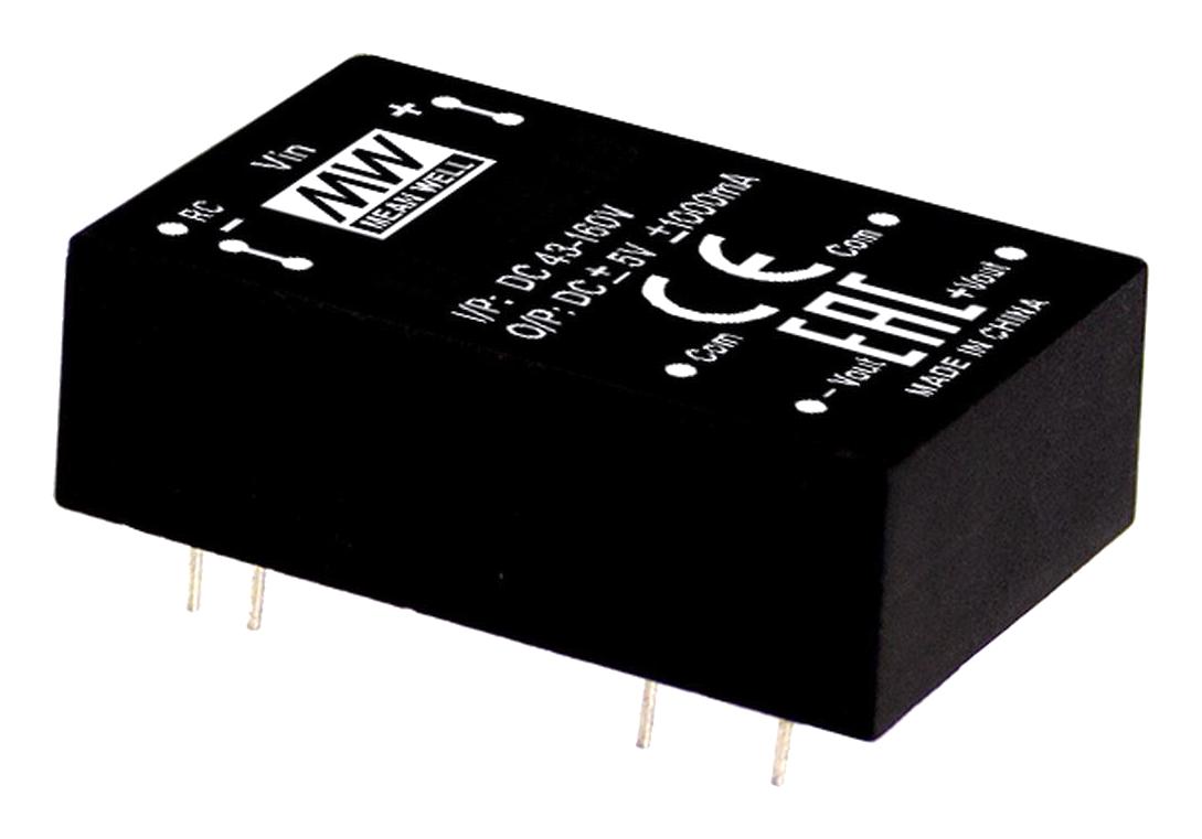 RDDW10H-12 DC-DC CONVERTER, 2 O/P, 10W MEAN WELL