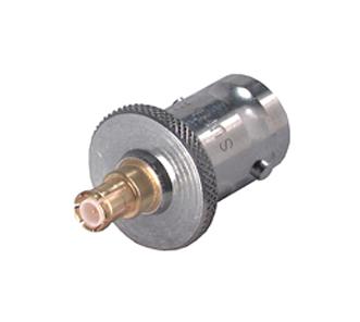 33_MCX-BNC-50-1/1--_UE RF ADAPTER, MCX PLUG-BNC JACK, 50 OHM HUBER+SUHNER