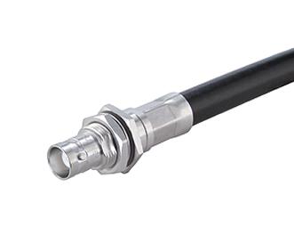 24_BNC-50-7-3/133_NE RF COAX CONN, BNC JACK, 50 OHM, CABLE HUBER+SUHNER