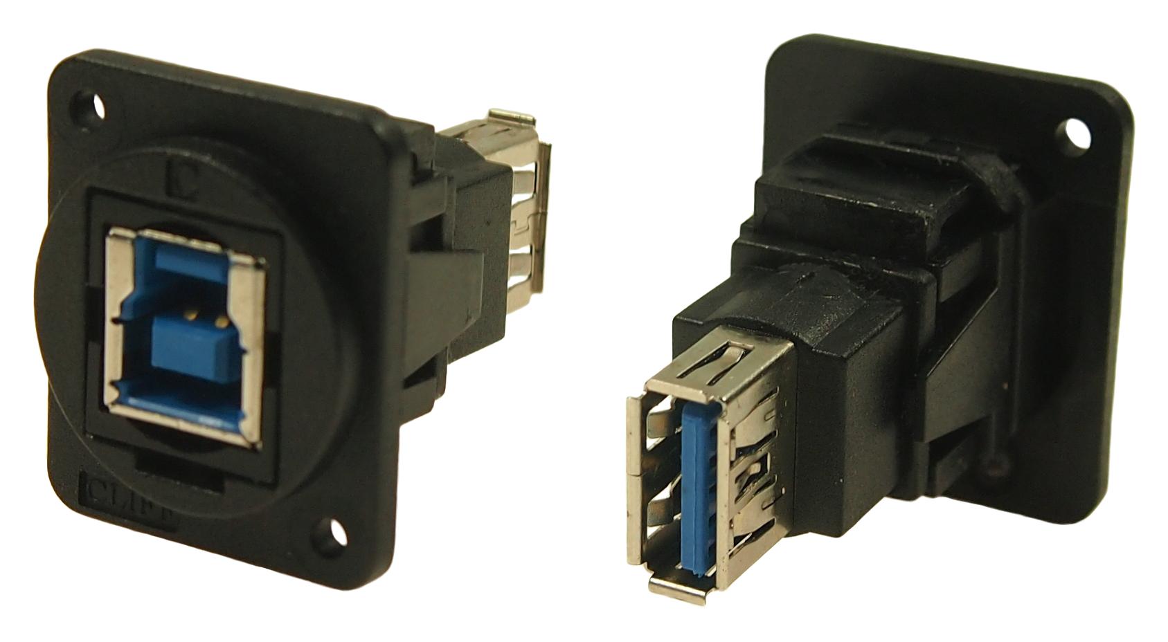 CP30206NX USB ADAPTER, 3.0 TYPE B RCPT-A RCPT CLIFF ELECTRONIC COMPONENTS