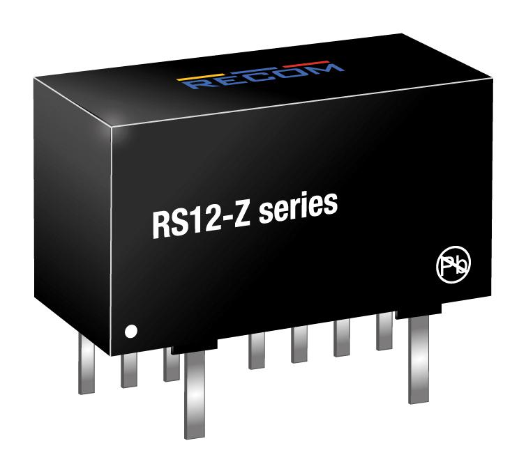 RS12-2405SZ DC-DC CONVERTER, 5V, 2.4A RECOM POWER