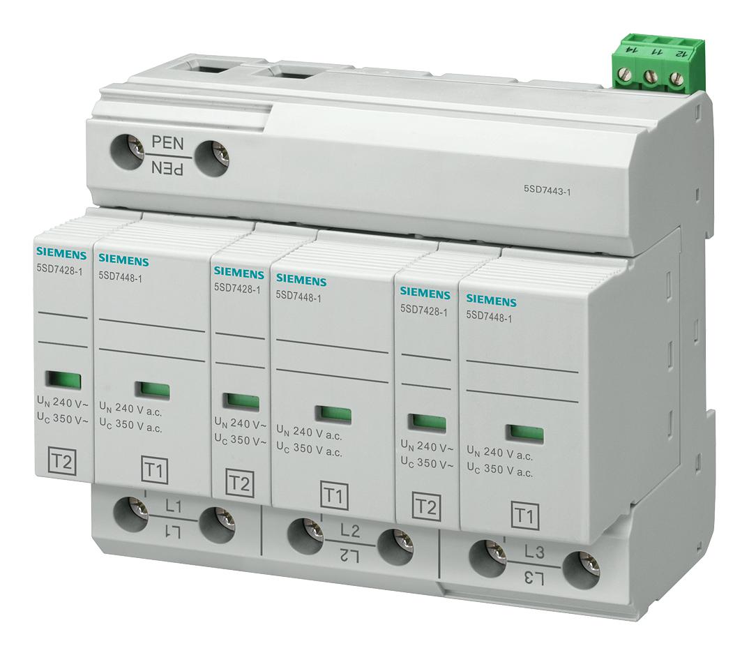 5SD7443-1 MAINS SURGE PROTECTORS SIEMENS