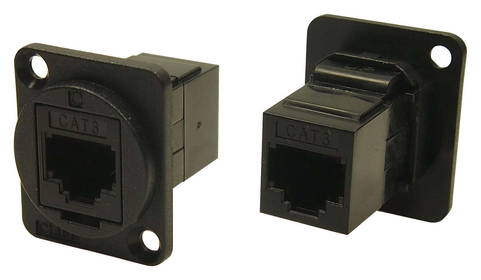 CP30224 ADAPTOR, RJ12 6P JACK-JACK, CAT3 CLIFF ELECTRONIC COMPONENTS