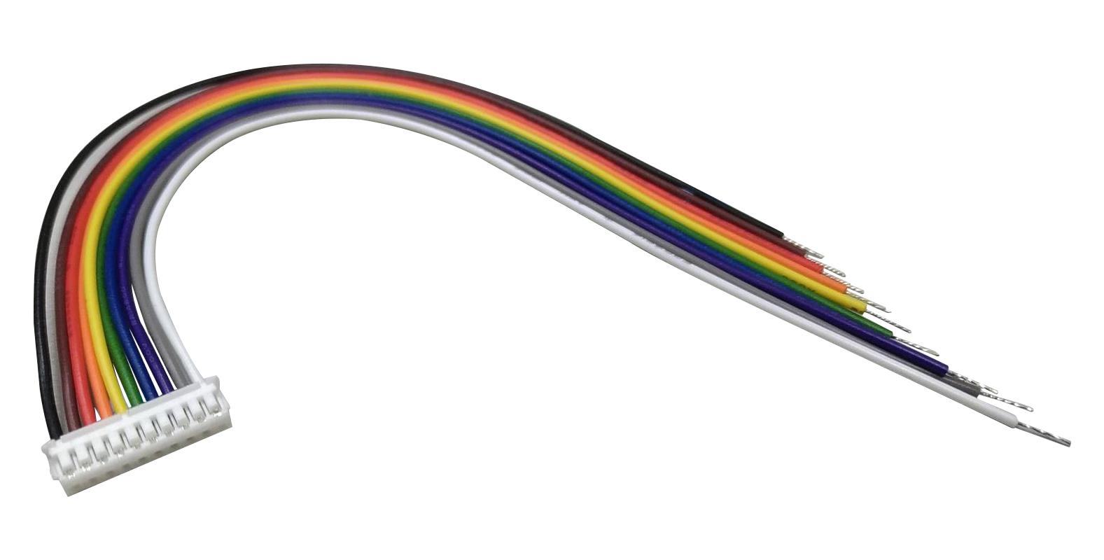 MP004787 CABLE ASSY, 10P WTB RCPT-FREE END, 150MM MULTICOMP PRO