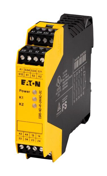 ESR5-NO-41-24VAC-DC RELAY, SAFETY, 4PST-NO, 230VAC, 4A EATON MOELLER