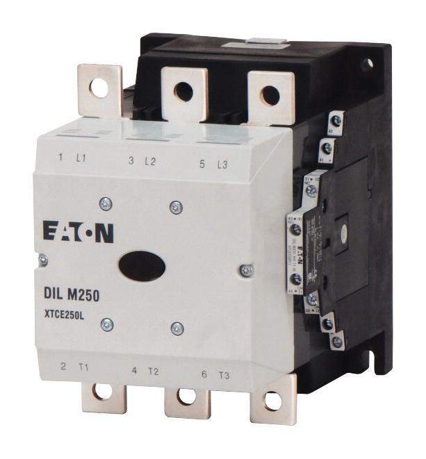 DILM250/22(RA110) CONTACTOR, 3-P+2N/O 2N/C, 132KW EATON MOELLER