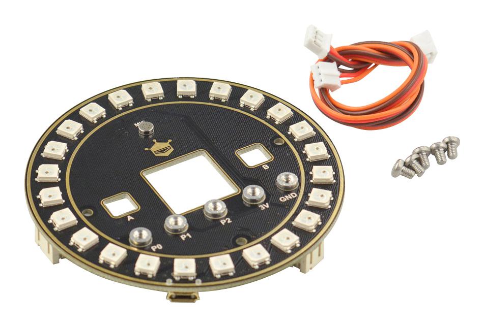 ROB0150 CIRCULAR RGB LED EXP BOARD, MICRO:BIT DFROBOT