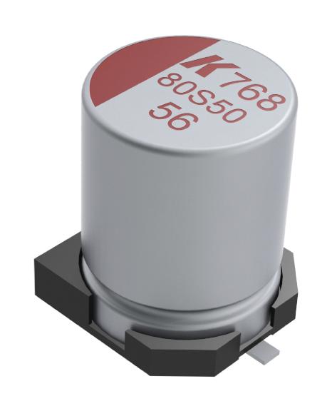 A768KE276M1JLAE054 CAP, 27UF, 63V, ALU ELEC, POLYMER, SMD KEMET