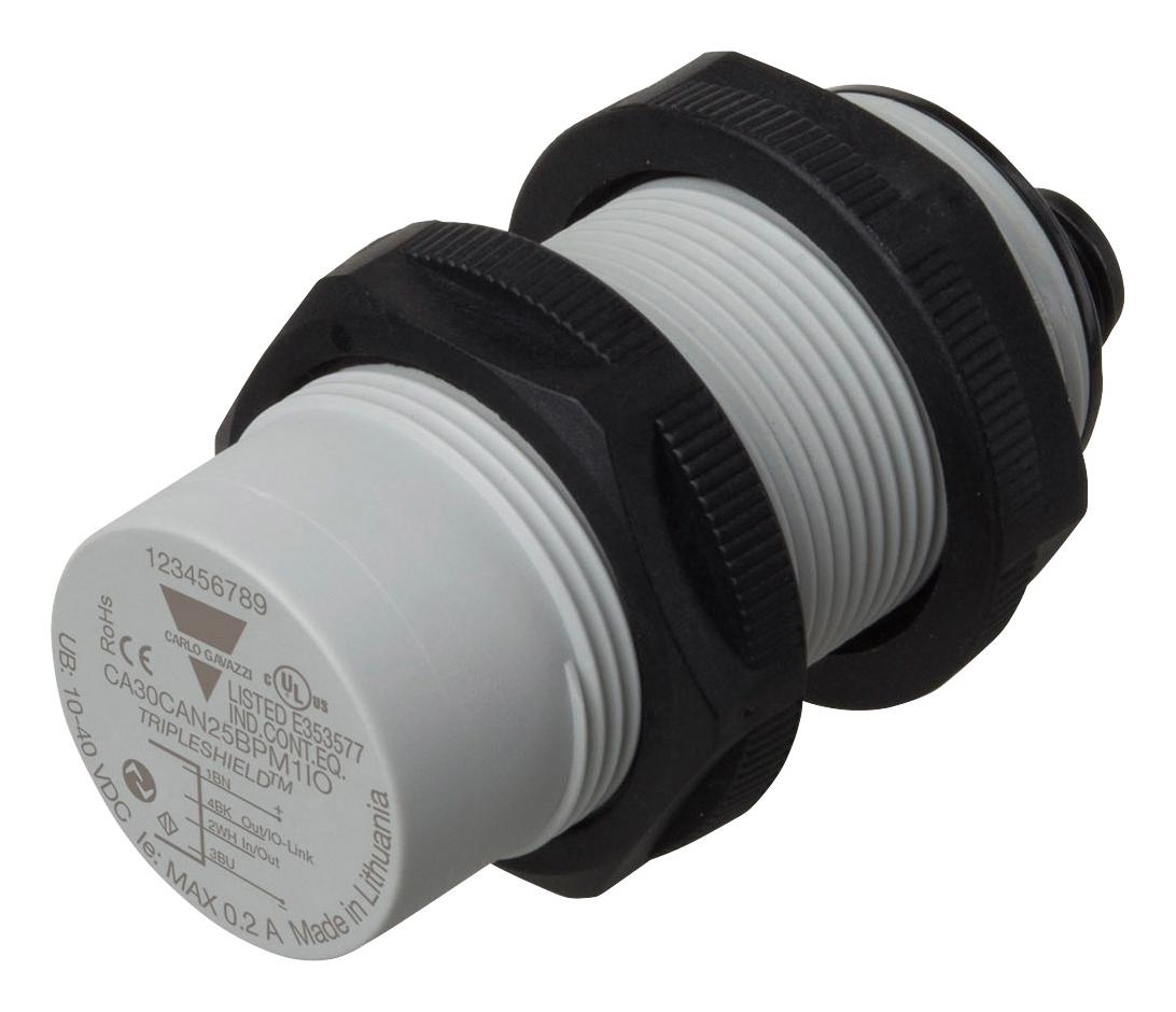 CA30CAN25BPM1IO CAPACITIVE PROX SENSOR, 25MM, M12 CONN CARLO GAVAZZI