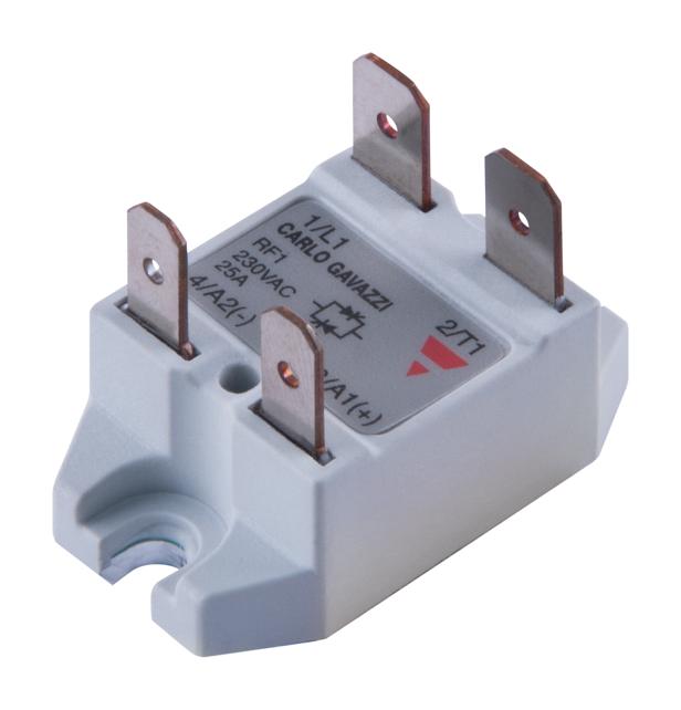 RF1A23D25 SOLID STATE RELAY, 24VAC-280VAC, 25A CARLO GAVAZZI