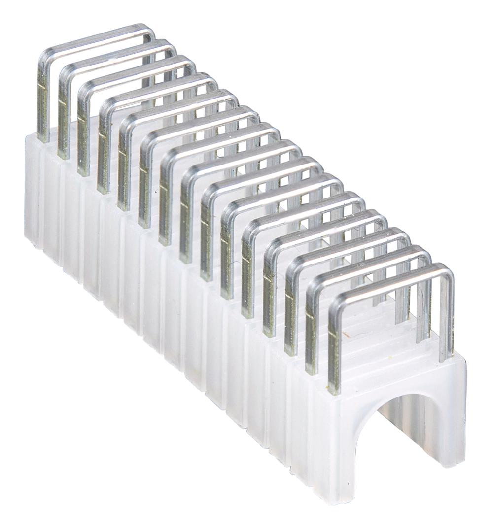 450-001 INSULATED STAPLE, 6 X 8 MM, SILVER/WHITE KLEIN TOOLS