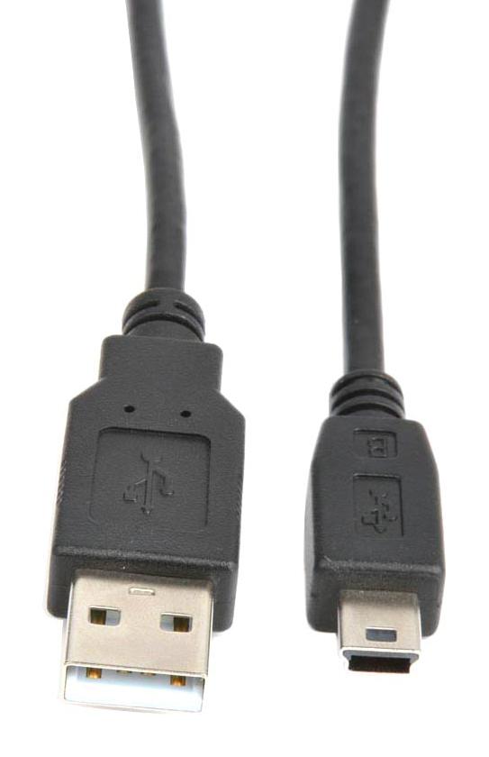 MP005210 USB CABLE, 2.0 A PLUG-MINI B PLUG, 3M MULTICOMP PRO