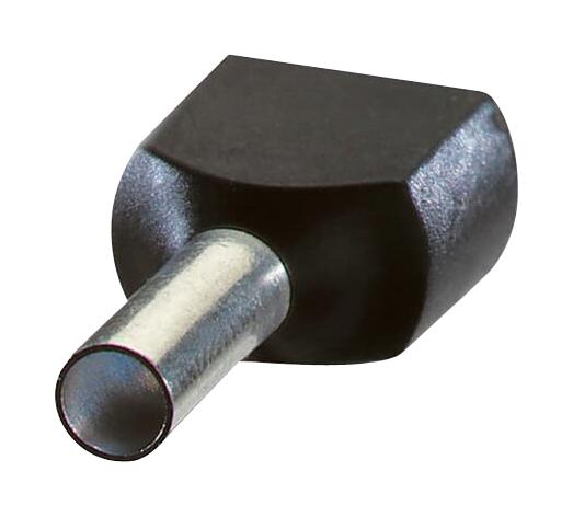 7TAI029790R0046 TERMINAL, TWIN WIRE FERRULE, 16AWG, BLK ABB