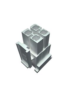 IPBD-02-D-K HOUSING CONNECTOR, RCPT, 4POS, 4.19MM SAMTEC