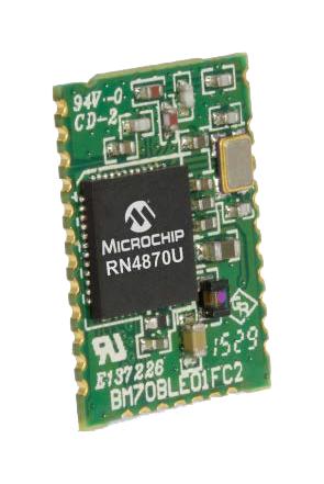 RN4870U-V/RM118 BLUETOOTH MODULE, BLE 4.2 MICROCHIP