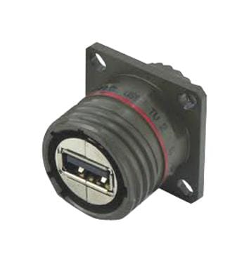 USBFTV2PE1ZN USB ADAPTER, 2.0 TYPE A RCPT-RCPT AMPHENOL SOCAPEX