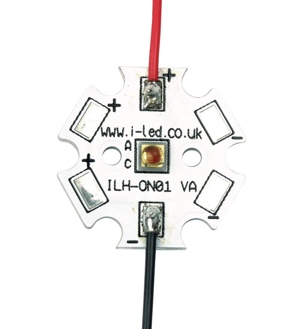 ILH-ON01-RED1-SC211-WIR200. LED MODULE, RED, 625NM, 71LM, 0.91W INTELLIGENT LED SOLUTIONS