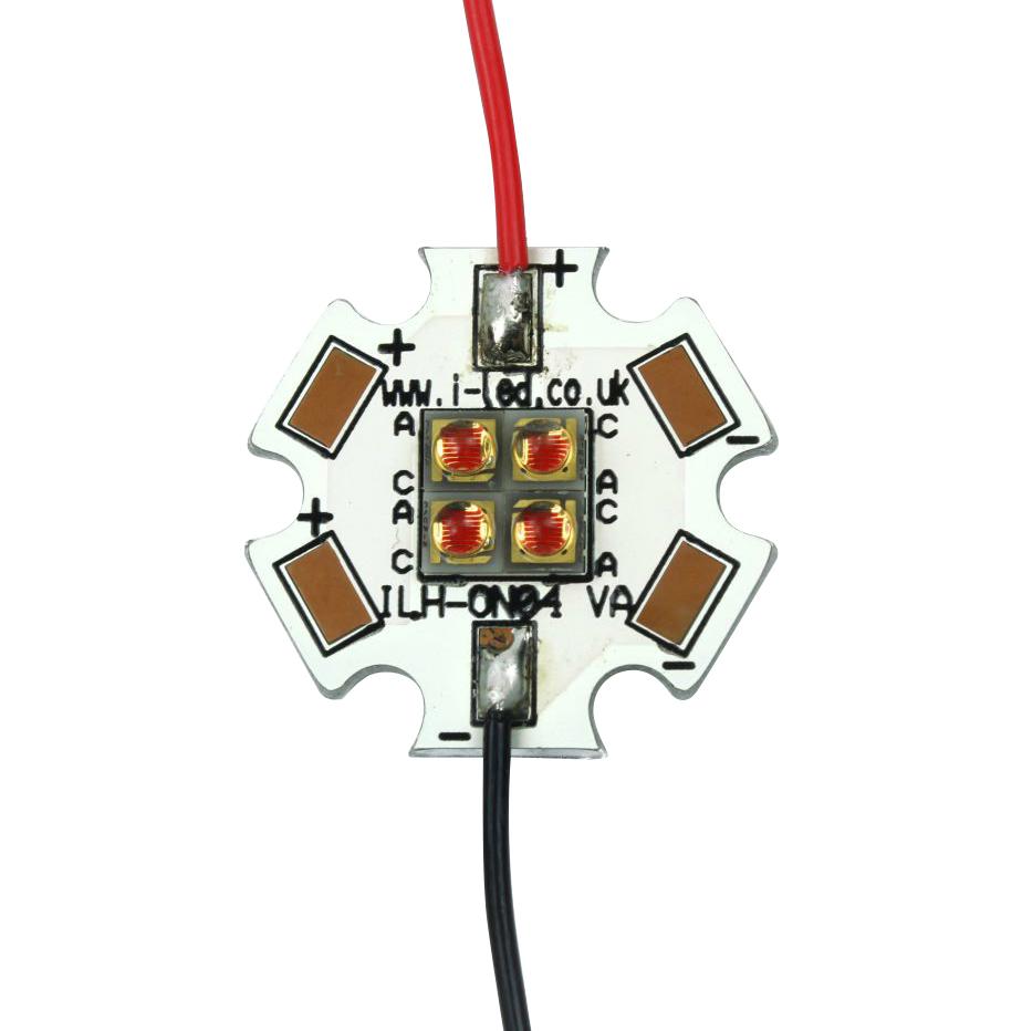 ILH-ON04-HYRE-SC211-WIR200. LED MODULE, HYPER RED, 656NM, 1600LM, 3W INTELLIGENT LED SOLUTIONS