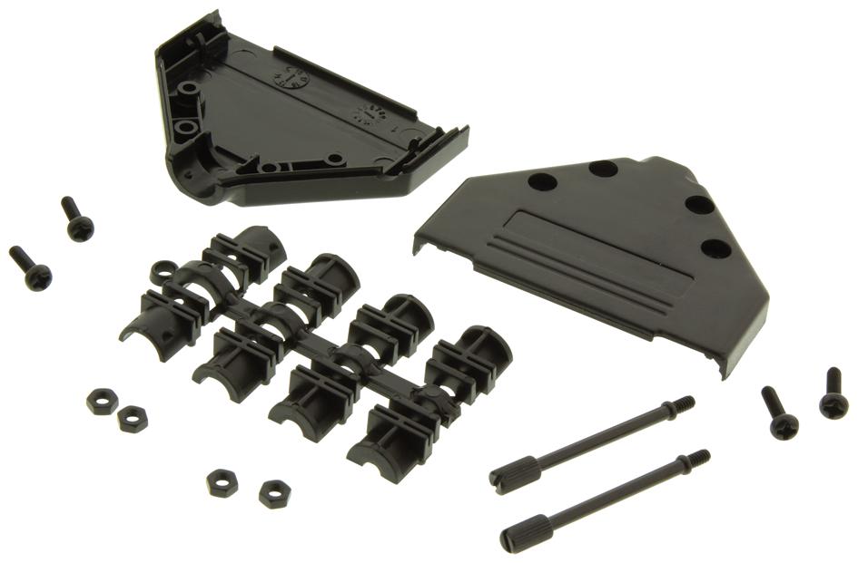 MHDTPPK37-K BACKSHELL, D, TOP ENTRY, 37WAY MH CONNECTORS