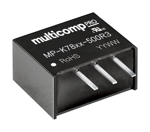 MP-K7805-500R3 DC-DC CONVERTER, 5V, 0.5A MULTICOMP PRO