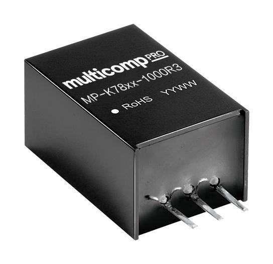 MP-K7815-1000R3 DC-DC CONVERTER, 15V, 1A MULTICOMP PRO