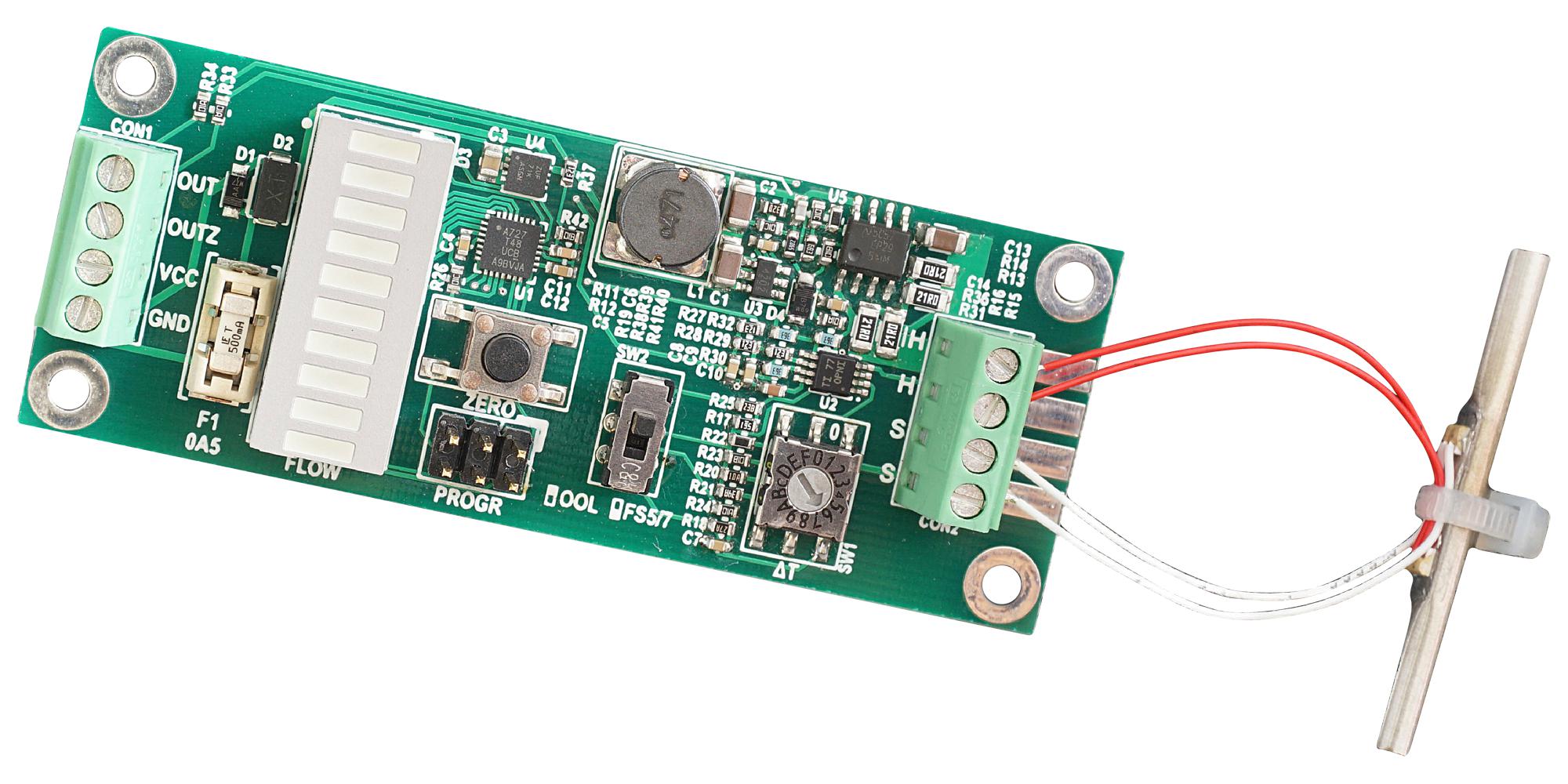 BOARD WITH 4 MM OUT OF LIQUID SENSOR DEMO BOARD, LIQUID SENSOR IST INNOVATIVE SENSOR TECHNOLOGY