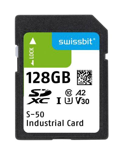 SFSD128GL2AM1TO-I-7G-2A1-STD SDHC / SDXC FLASH MEMORY CARD, 128GB SWISSBIT