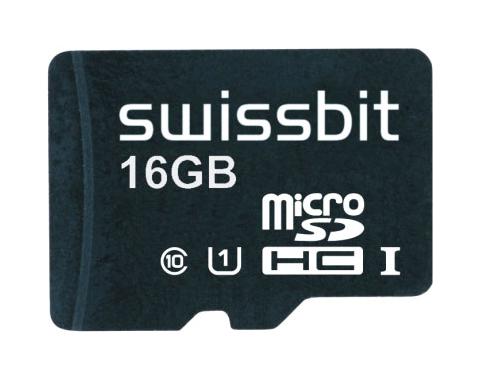 SFSD016GN1AM1TO-I-5E-221-STD MICROSDHC/SDXC FLASH MEMORY CARD, 16GB SWISSBIT