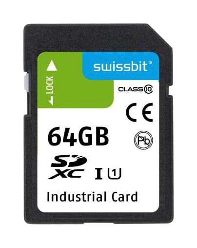 SFSD064GL2AM1TO-I-PL-22P-STD SDHC / SDXC FLASH MEMORY CARD, 64GB SWISSBIT