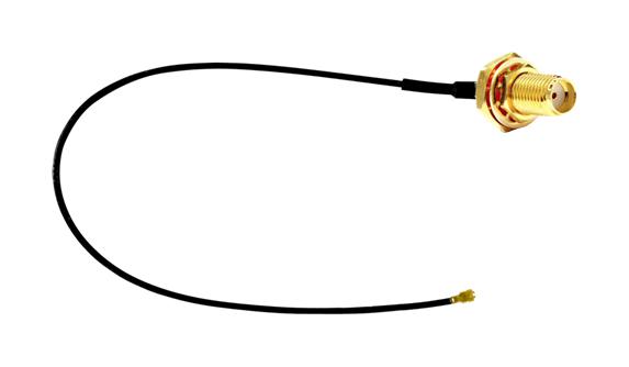MP005937 RF CABLE, SMA BHD JACK-MHF I PLUG, 100MM MULTICOMP PRO