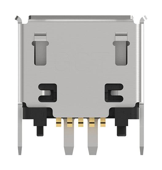 USB3180-30-C MICRO USB, 2.0 TYPE B, RCPT, 5POS, SMT GCT (GLOBAL CONNECTOR TECHNOLOGY)