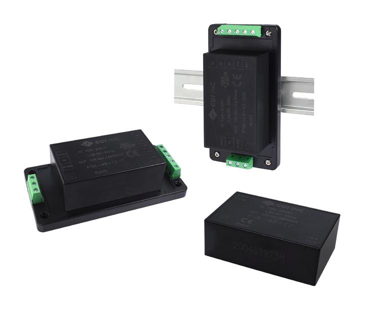 PSK-45-12-T POWER SUPPLY, AC-DC, 12V, 3.8A CUI