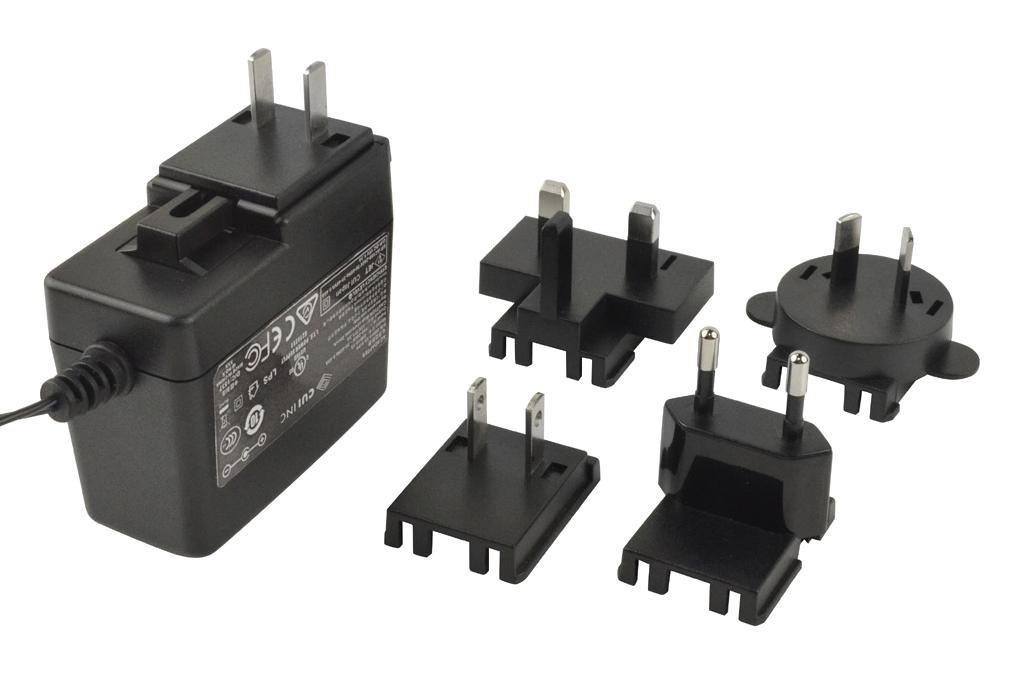 SMI18-24-V-P5 ADAPTER, AC-DC, 24V, 0.8A CUI