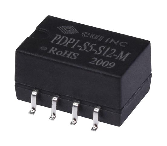 PDP1-S5-S12-M DC-DC CONVERTER, 12V, 0.084A CUI