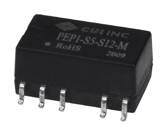 PEP1-S5-D5-M DC-DC CONVERTER, 2 O/P, 1W CUI