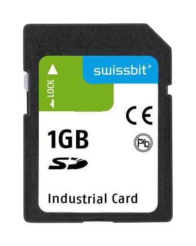 SFSD1024L1BN1WI-I-DE-111-STD SD FLASH MEMORY CARD, 1GB SWISSBIT