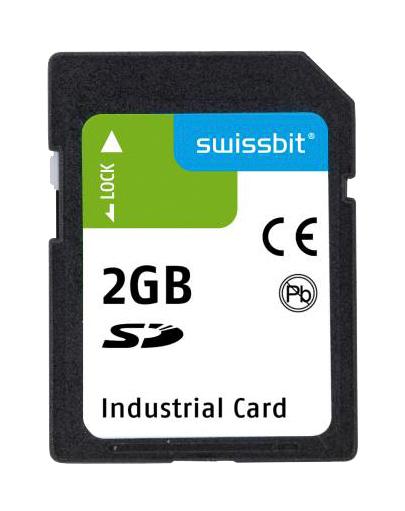 SFSD2048L1BN1WI-I-QF-111-STD SD FLASH MEMORY CARD, 2GB SWISSBIT